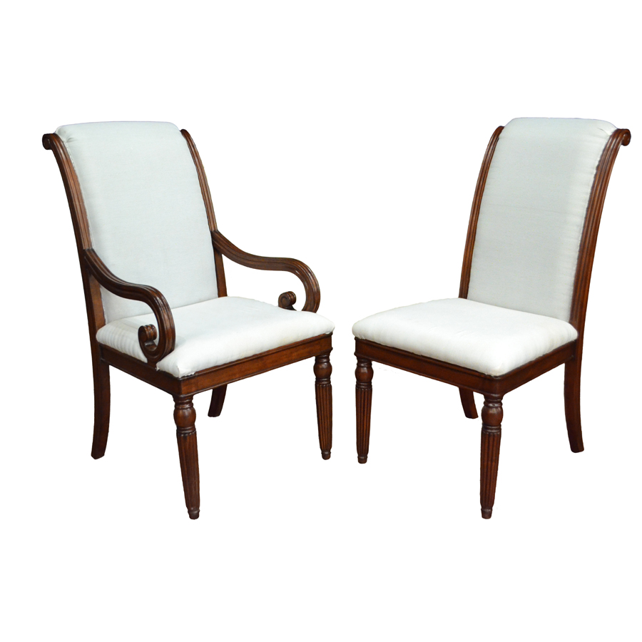 Regency arm & side chairs